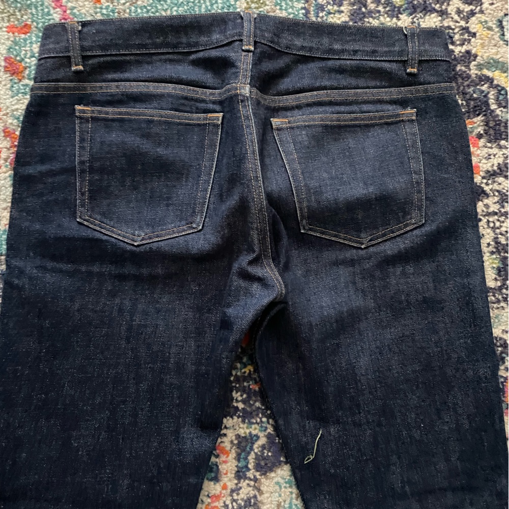 $275 APC dark denim Petit New standard jeans - Picture 9 of 9